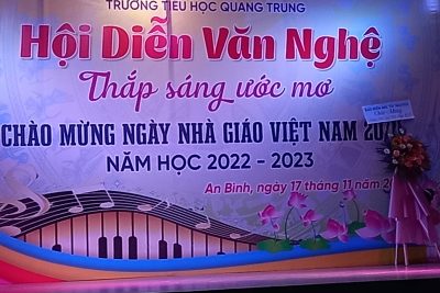 HỘI DIỄN VĂN NGHỆ ”THẮP SÁNG ƯỚC MƠ” CHÀO MỪNG 40 NĂM NGÀY NHÀ GIÁO VIỆT NAM