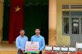 Lễ trao tặng trống của Hội đồng đội gửi tặng Liên Đội trường TH Quang Trung