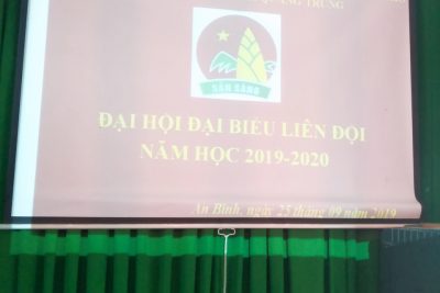 TRƯỜNG TIỂU HỌC QUANG TRUNG TỔ CHỨC ĐẠI HỘI LIÊN ĐỘI NĂM HỌC 2019-2020