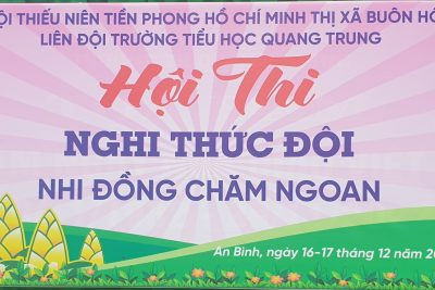 HỘI THI NGHI THỨC ĐỘI – NHI ĐỒNG CHĂM NGOAN NĂM HỌC 2022-2023