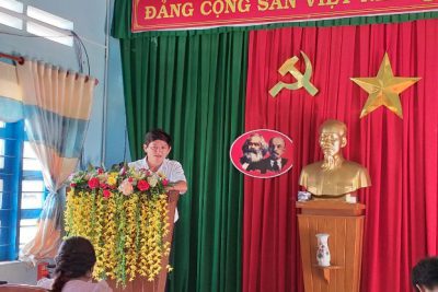 Buổi chia tay Thầy Hoàng Văn Hùng về nhận công tác tại trường Nguyễn Trãi và đón Thầy Nguyễn Văn Toàn nhận công tác tại trường Quang Trung