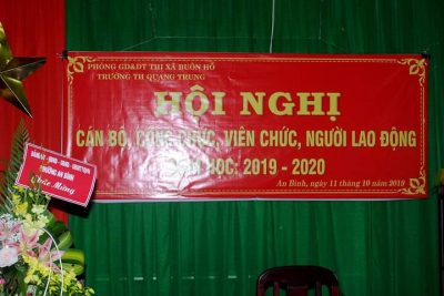 HỘI NGHỊ CÁN BỘ CÔNG CHỨC, VIÊN CHỨC, NGƯỜI LAO ĐỘNG NĂM HỌC 2019-2020